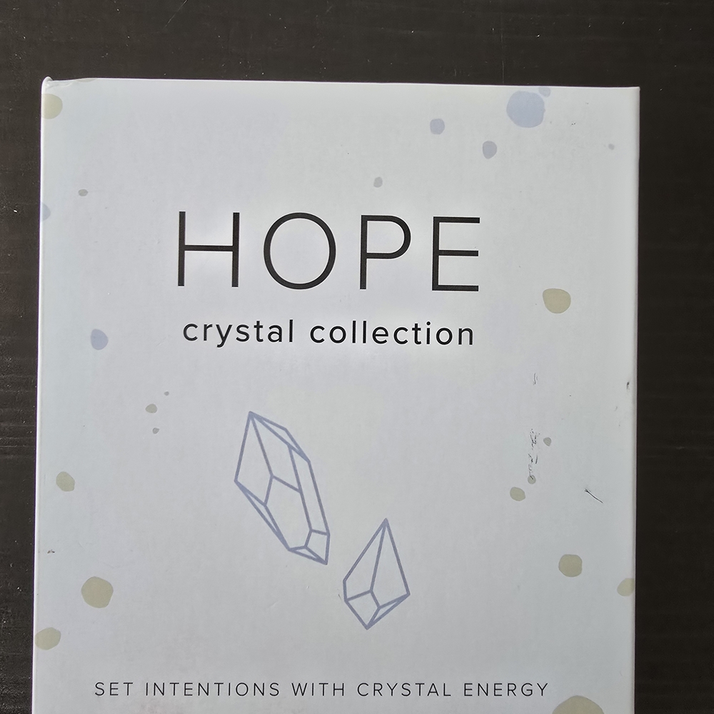 NIB Shoppe Geo RETIRED Crystal Collection HOPE Raw Stones, Wellness, Meditation
